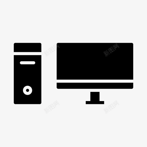 电脑监视器电视svg_新图网 https://ixintu.com 电脑 监视器 电视 手表 作品 野餐 标志 标志符 符号