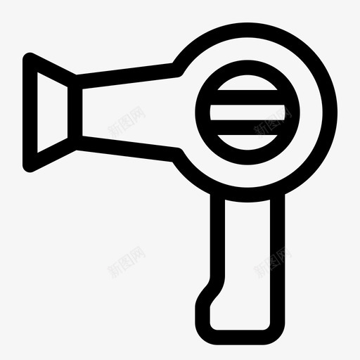 hairdryersvg_新图网 https://ixintu.com hairdryer
