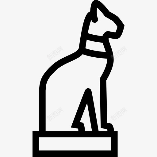 猫雕像文化svg_新图网 https://ixintu.com 雕像 文化