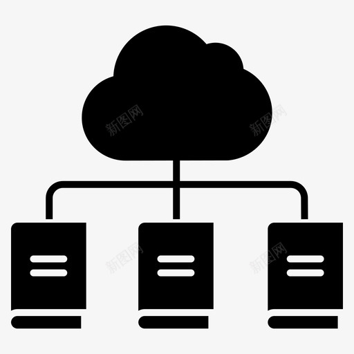 云图书馆在线教育40字形svg_新图网 https://ixintu.com 云图 图书馆 在线教育 字形