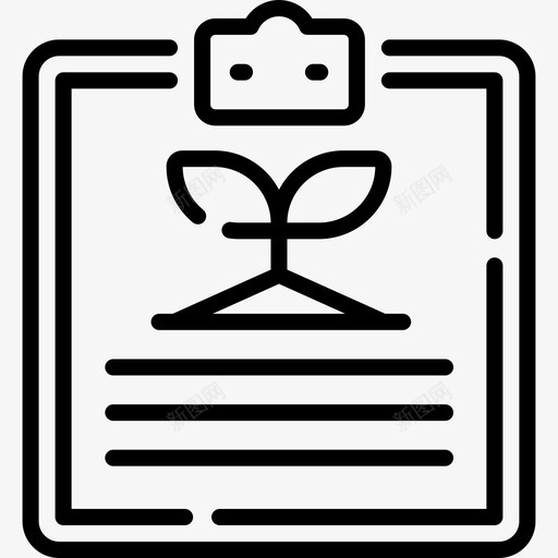 剪贴板园艺97线性svg_新图网 https://ixintu.com 剪贴板 园艺 线性