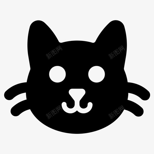 小猫小动物猫svg_新图网 https://ixintu.com 小猫 动物