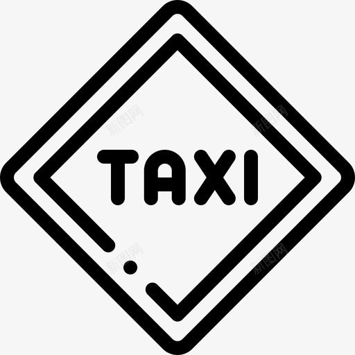 出租车32路直达出租车服务svg_新图网 https://ixintu.com 出租车 32路 直达 服务