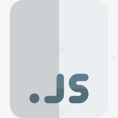 Js格式web应用程序编码文件平面图标