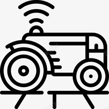 拖拉机农业69直线型图标