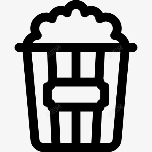 爆米花游乐园65直线型svg_新图网 https://ixintu.com 爆米花 游乐园 直线 线型