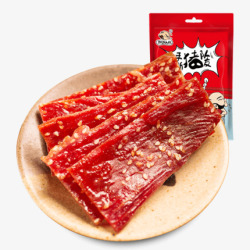 蜜汁猪肉脯飘零大叔猪肉脯50g3袋蜜汁香辣原味猪肉干肉类零食高清图片