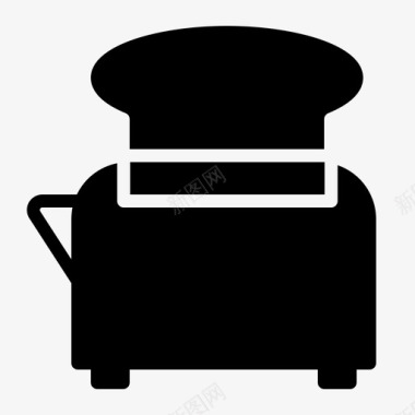 烤面包机烹饪厨房图标