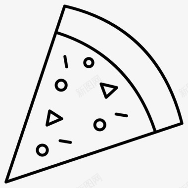披萨食物餐食图标
