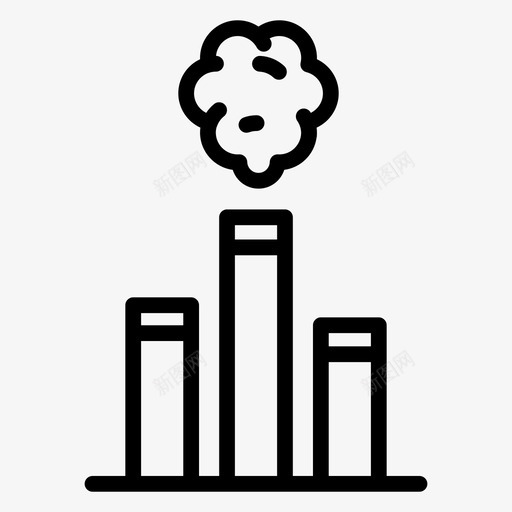 污染空气工厂svg_新图网 https://ixintu.com 污染 空气 工厂 烟雾 管道 第五
