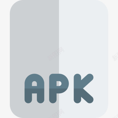 Apk文件web应用程序编码文件平面图标