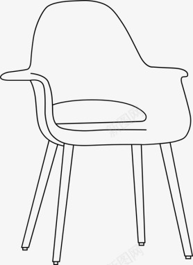 eamessaarinen椅子设计师办公室图标