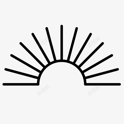 太阳黄昏地平线svg_新图网 https://ixintu.com 太阳 黄昏 地平线 日出 日落