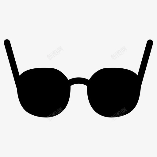 眼镜时尚风格svg_新图网 https://ixintu.com 风格 时尚 眼镜 图标