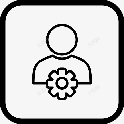 用户管理帐户配置文件svg_新图网 https://ixintu.com 用户 管理 帐户 配置文件 设置 通用