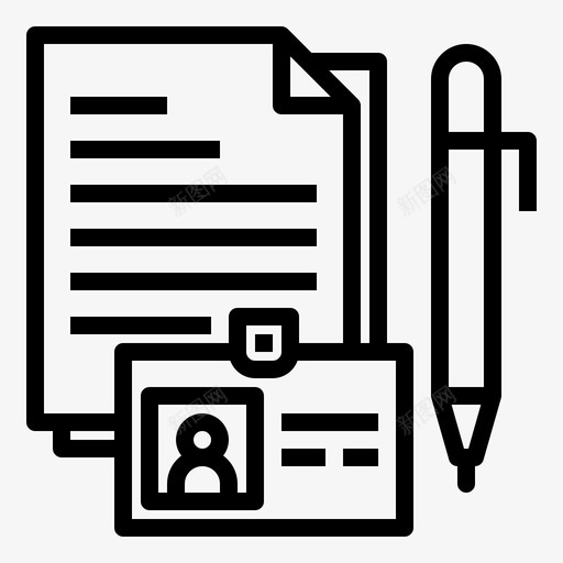 身份证商务539直系svg_新图网 https://ixintu.com 身份证 商务 直系