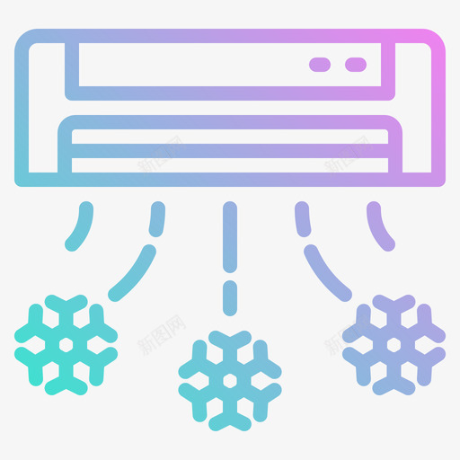空调家庭办公室3梯度svg_新图网 https://ixintu.com 空调 家庭 办公室 梯度