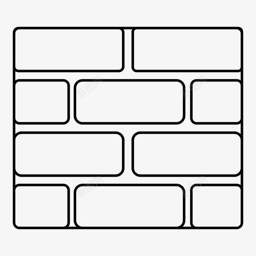 砖建筑水泥svg_新图网 https://ixintu.com 建筑 水泥 石材 墙壁