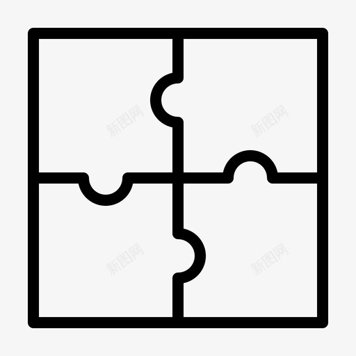 拼图方块游戏svg_新图网 https://ixintu.com 拼图 方块 游戏 策略 医学 书籍