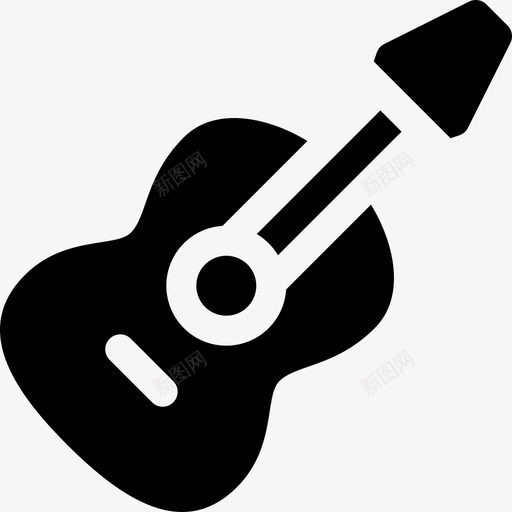 吉他爱好和自由时间7填充svg_新图网 https://ixintu.com 吉他 爱好 自由 时间 填充