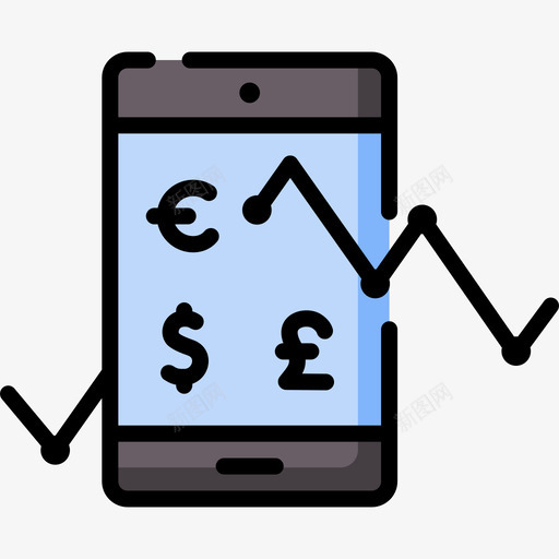 货币付款方式17线颜色svg_新图网 https://ixintu.com 货币 付款 付款方 方式 颜色