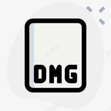 Dmg文件web应用程序编码文件2圆形形状图标