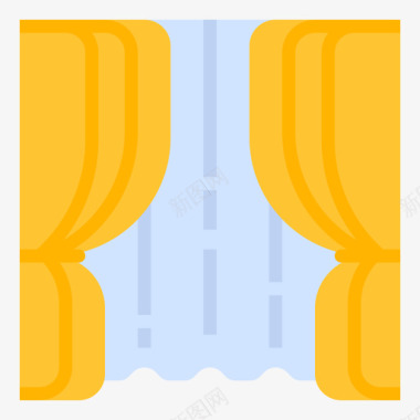 窗帘家居装饰6平面图标