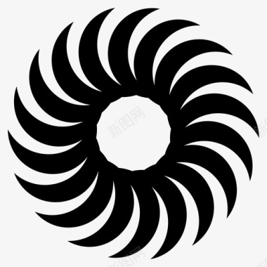 曼陀罗图案设计圆圈设计装饰圆图标