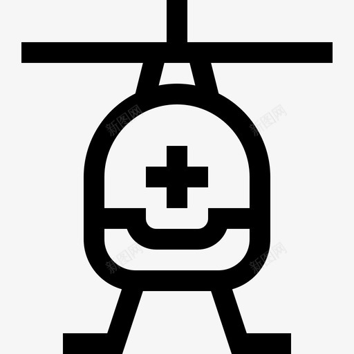 直升机医疗服务9直线型svg_新图网 https://ixintu.com 直升机 医疗服务 直线 线型