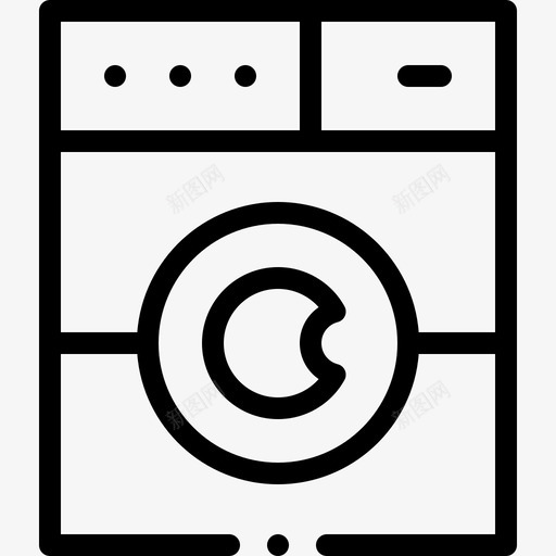 洗衣机针线活12直筒svg_新图网 https://ixintu.com 洗衣机 针线活 直筒
