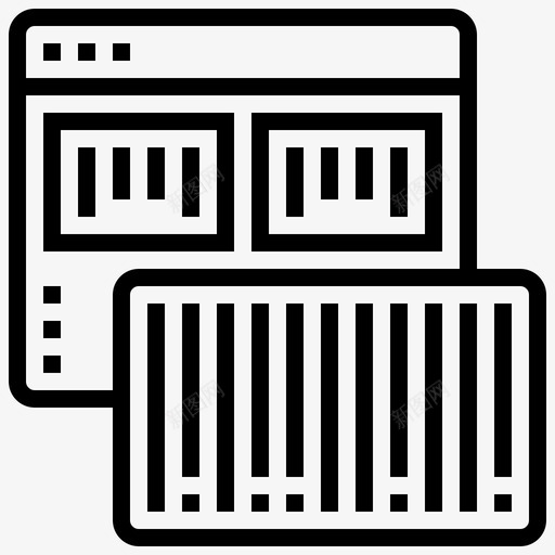 条形码业务数据svg_新图网 https://ixintu.com 条形码 业务 数据 产品 扫描 QRCODELINE1