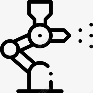 喷雾工业过程51线性图标