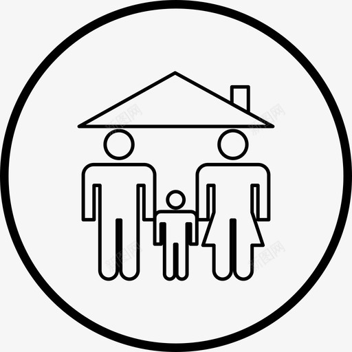 家庭之家保险箱线路图标svg_新图网 https://ixintu.com 家庭 之家 保险箱 线路 图标