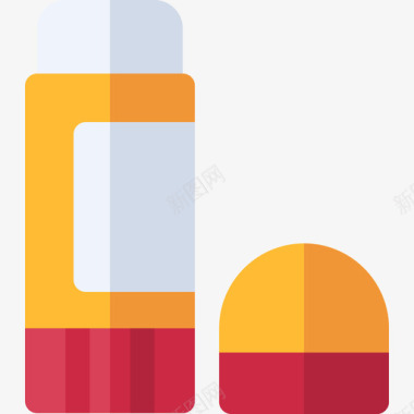 胶水办公室234扁平图标