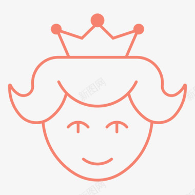 女王皇冠国王图标