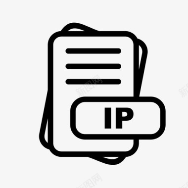 ip文件扩展名文件格式文件类型集合图标包图标