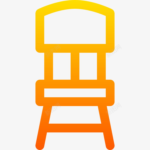椅子家居用品41线性颜色svg_新图网 https://ixintu.com 椅子 家居用品 线性 颜色