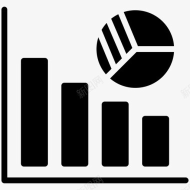 业务图形表示条形图业务图图标