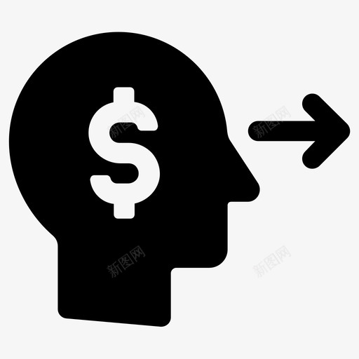 金融决策金融服务svg_新图网 https://ixintu.com 金融 决策 金融服务 找钱 眼光