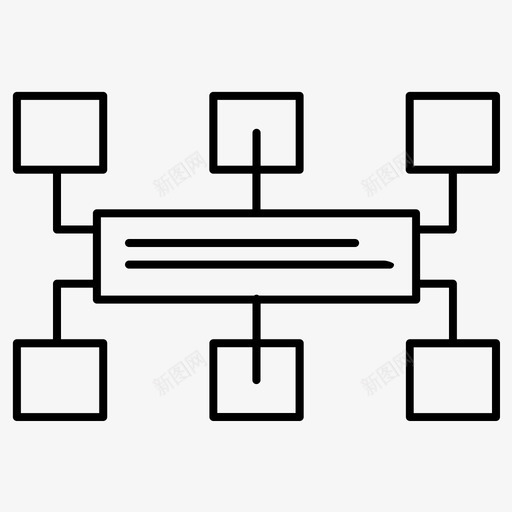 网络通信流程图svg_新图网 https://ixintu.com 网络 通信 流程图 internet 管理 常规 集合