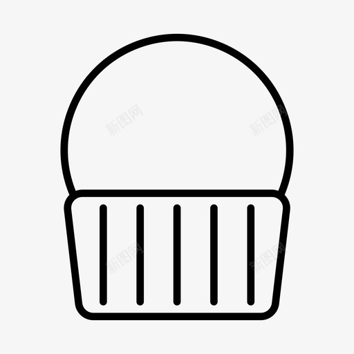 纸杯蛋糕奶油甜点svg_新图网 https://ixintu.com 纸杯 蛋糕 甜点 奶油 食物