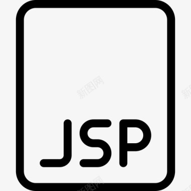 Jsp文件格式web应用程序编码文件3线性图标