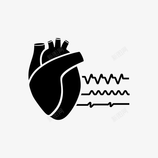 心跳检查医疗svg_新图网 https://ixintu.com 心跳 检查 医疗