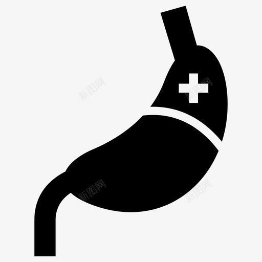 胃身体疾病svg_新图网 https://ixintu.com 身体 疾病 健康 医疗 胃痛