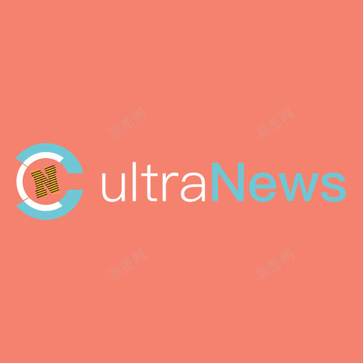 ultraNews黑底Logosvg_新图网 https://ixintu.com ultraNews 黑底 Logo