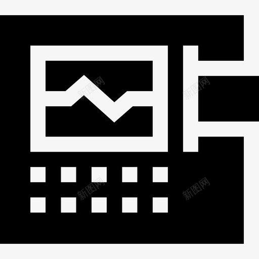 心电图监护仪紧急情况50已填充svg_新图网 https://ixintu.com 心电图 监护仪 紧急 情况 填充