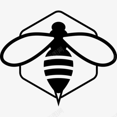 蜜蜂动物嗡嗡声图标
