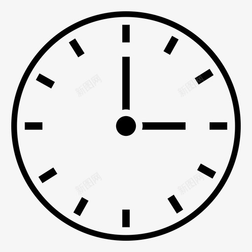 时钟表盘时间svg_新图网 https://ixintu.com 时钟 表盘 时间 计时器 手表