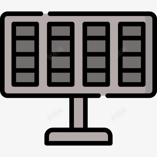 太阳能板制造47线性颜色svg_新图网 https://ixintu.com 太阳能 制造 线性 颜色