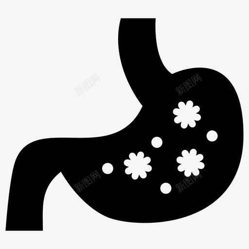 胃身体疾病svg_新图网 https://ixintu.com 身体 疾病 健康 医疗 胃痛